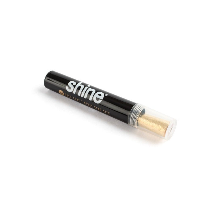 Shine 24k Gold King Size Cone - Single