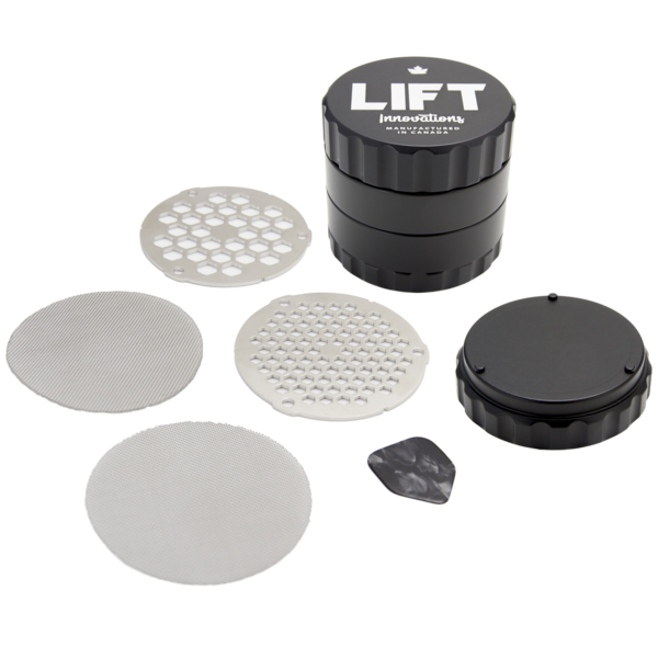 Lift Innovations Grinder - 4 piece w/ All Accessories - 2.5"