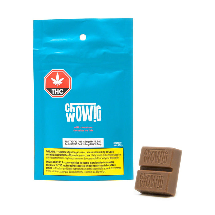 Chowie Wowie - 10 mg Milk Chocolate 1:1 THC/CBD