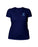 Delta 9 Women's T-Shirt - Triangle 9 Logo - Navy