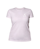 Delta 9 Women's T-Shirt - Triangle 9 Logo - Pink