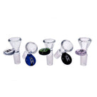 Hoss Glass - 14mm Cone Bowl with Colored Handle