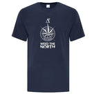 Delta 9 Men's T-Shirt - "Weed The North" D9 Logo - Navy Blue