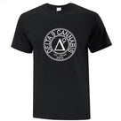 Delta 9 Men's T-Shirt - Delta 9 Circle Logo - Black