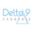 Delta 9 Men's Long Sleeve Shirt - Triangle 9 Logo - Navy