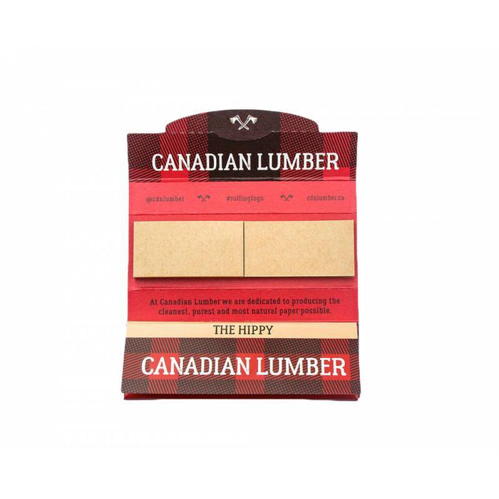 Canadian Lumber Unbleached Rolling Papers 1.25 w/ Tips