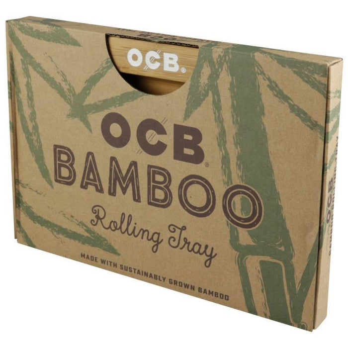 OCB 9.75" x 7" Bamboo Rolling Tray